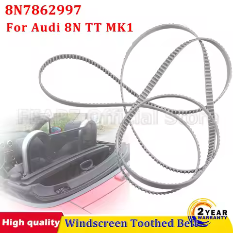 8N7862997 Windscreen Toothed Belt Timing Belt For Audi 8N TT MK1 Roadster Roof Guide Wind Deflector 