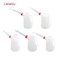 [Lohobby] Oil Measuring Jug with Spout Multipurpose Pot Portable Efficient Oil Jug White