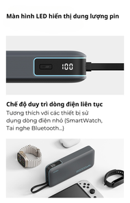 Pin sạc dự phòng Cuktech 20000mAh 55W PB200N