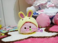 夏瞳✿ 鄉村雜貨 ☆ 2015迪士尼TSUM TSUM 復活節小豬兔裝沙包玩偶手機螢幕擦☆現貨