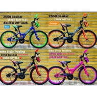 BASIKAL 20'' INCH  / 20'' INCH BASIKAL BUDAK /BASIKAL REMAJA UNTUK 7-10 TAHUN - 2050