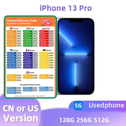 Apple iphone 13 Pro 5G 6.1'' 128GB/256GB/512GB ROM used phone