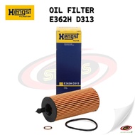 Hengst - Engine Oil Filter - Oil Filter E362H D313 for BMW 3, 5, X3-4-5