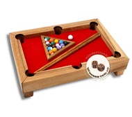 Woodentoys4u Wooden Pool Game โต๊ะสนุกเกอร์ไม้