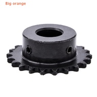[Big orange] 04C Chain Gear 10 Teeth Industrial Sprocket Wheel With Top Wire Bore 5/ 6/8/10MM