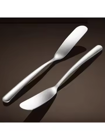 1PC Butter Knife Stainless Steel Jam Spatula Bread Cream Knife Avocado Toast Peanut Butter Special K