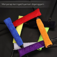 Handgrip Handuk Menyerap Keringat / Grip Raket Badminton / Grip Tulang Bulutangkis Anti Slip