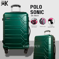 Koper 24 inch Polo Geneva 1081 Ukuran Bagasi - Tas Travel - koper fiber hardcase - koper import - ko