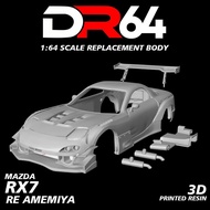 DR64 Body Replacement Mazda RX7 RE Amemy Hot Wheels RX7 / Fullbody Bodykit RE Amemoya