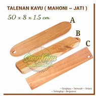 Sangkayu Mahogany Teak Wood Cutting Board 50x8x1.5 cm Cutting Board Photo Props