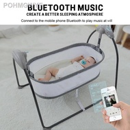 【NEW】✌💤SWING BED💤 Electric Baby Bed Cradle Foldable &amp; Bluetooth Music Buaian Bayi Elektrik Ayunan Automatik [0-24 MTHS