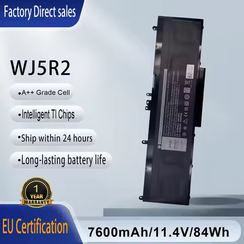 New LaptopBattery WJ5R2 For Dell 15 Precision 3510 M3510 Latitude 5570 E5570 Series P48F 4F5YV 04F5Y