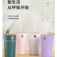 280ml Wireless Rechargeable USB Humidifier Diffuser diffuser (Rainbow Cup Light Humidifier)Suitable Idefender inc16k