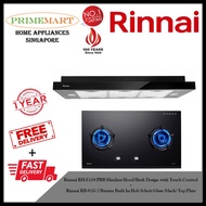 Rinnai RH-S329-PBR Slimline Hood + Rinnai RB-92G 2 Burner Built-in Hob *BUNDLE DEAL - FREE DELIVERY