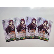 [GS FUNNY SHOP] 1 Weiss Schwarz Card Anime Character Sword Art Online - SAO - Yuuki (S100-029R)