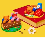 WIGGLE WIGGLE Bellygom Parking Phone Number Plate Cute Figure Car Accessory Counter Display