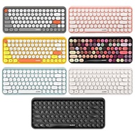 Ajazz 308i Bluetooth Keyboard Round Key Cap 10m Connection 84 Keys for Windows 2000, XP, ME,