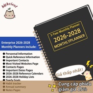 HIGHVIEWLS 3 Years Monthly Planner, Smooth Writing A4/A5 Calendar Book, Portable 2026-2028 Yearly Go