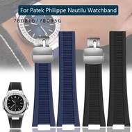 25X13mm Rubber Watch Straps For Patek Philippe Nautilus 5711 5726 5712g 5980 Silicone watchband men 