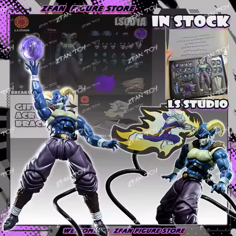 IN STOCK 17cm LS Studio Dragon Ball Anime Action Figures MORO Breakout King Figures Statue Collectio