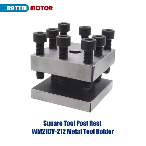 Metal Tool Holder CJ0618 / WM210V-212 Square Tool Post Rest