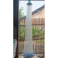 Ready-to-use fishing net with 1 hole, 4 inches (one finger) ~ height 170 cm