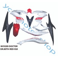 YAMAHA NVX NVX 155 NVX155 AEROX 155 AEROX155 V1 OEM BODY COVER SET STICKER STRIPE SIAP TAMPAL 60TH RED 2023 SPOON 2024