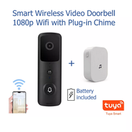 Smart Wireless Video Doorbell  1080p Wifi Tuya Smart Life Home Security