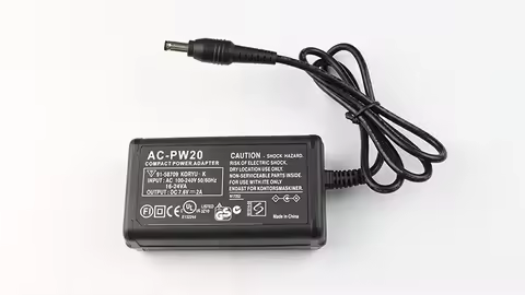 Adapter Power AC-PW20 Charger for Sony NEX35C NEX5T 5N NEX7 NEX6 A7R RX10 Micro SLR Camera Battery E
