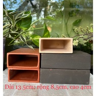 Large rectangular ceramic cave for shrimp, fish, pleco, Crayfish, cory
