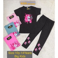 PJ206 BAJU TIDUR / PYJAMAS KW BIG KIDS UNICORN (7-12 TAHUN) READY STOCK