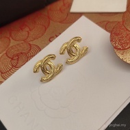 Carved Diamond Letter Print Letter Earrings Earrings Y5M5