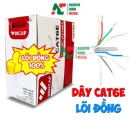 WINCAP CAT6E UTP Network Wire 24AWG 100% Copper Core - Genuine Product