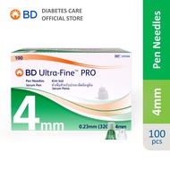 BD Ultra Fine PRO Pen Needle 4mm x 32G (Box of 100s)