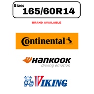 165/60R14 Continental CC7 Hankook K435 Viking CT6