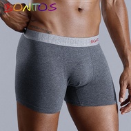 Brand Underwear Men Boxer Shorts For Men Panties Boxershorts Long Underpants Natural Cotton High Quality sexy homme hot calecon