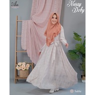 khimar GAMIS WANITA NURAY DOBY SET KHIMAR BY ADEN HIJAB