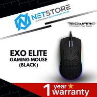 TECWARE EXO ELITE 16,000 DPI GAMING MOUSE - MATTE BLACK TWAC-EXEBK