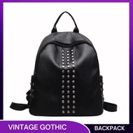 Vintage Gothic Backpack Men's Bag Wanita