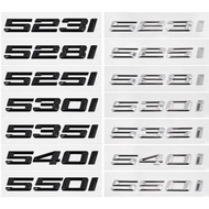ABS Car Rear Trunk Letters Logo Badge Emblem Sticker For BMW 5 Series 520i 525i 528i 530i 535i 540i 