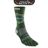 Injinji Trail Midweight Crew - Forest