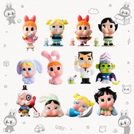 P POPMART POPMART CRYBABY Powerpuff Girls Series Mystery Box Trendy Play Gift