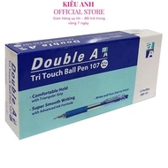 Hộp 12 Chiếc Bút Bi Double A Tritouch DBP-107 0.7mm mực xanh