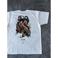 Samurai JEANS SAMURAI Dragon Slaughter Hero Short Sleeve Printed Cotton T-Shirt