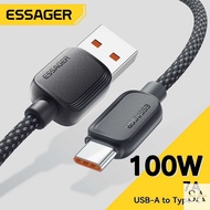 Multifunction USB Type C Data Cable Fast Charging 7A 100W