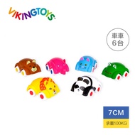 Sweden Viking toys That Don't Break/Scratch Hands-7cm Cute Animal Fleet-6 Pieces Set Car Toy Model