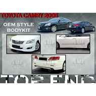 TOYOTA CAMRY XV40 ACV40 2006-2008 OE STYLE BODYKIT BUMPER SKIRT LIP OE FRONT SKIRT SIDE SKIRT REAR S