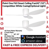 POINT ONE F63 Smart Ceiling Fan EC Motor(42"/52")Optional Light Kit / FREE EXPRESS DELIVERY