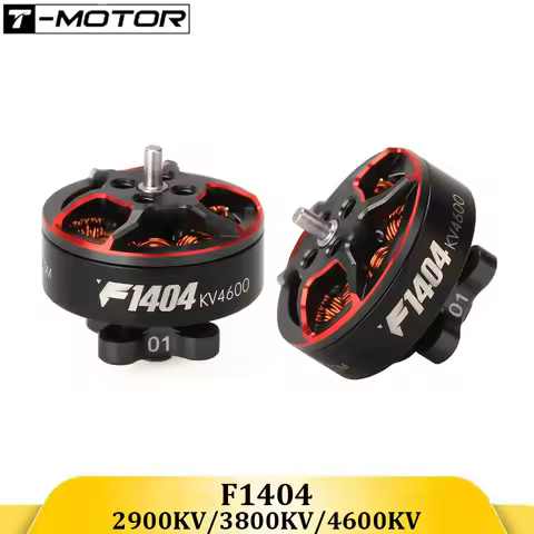 T-MOTOR F1404 2900KV 4-6S / 3800KV 4600KV 3-4S Brushless Motor for 2.5-4 Inch Cinewhoop & Racing FPV