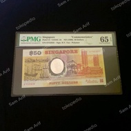 Singapore Commemorative Note 50 Dollar (1990) PMG 65